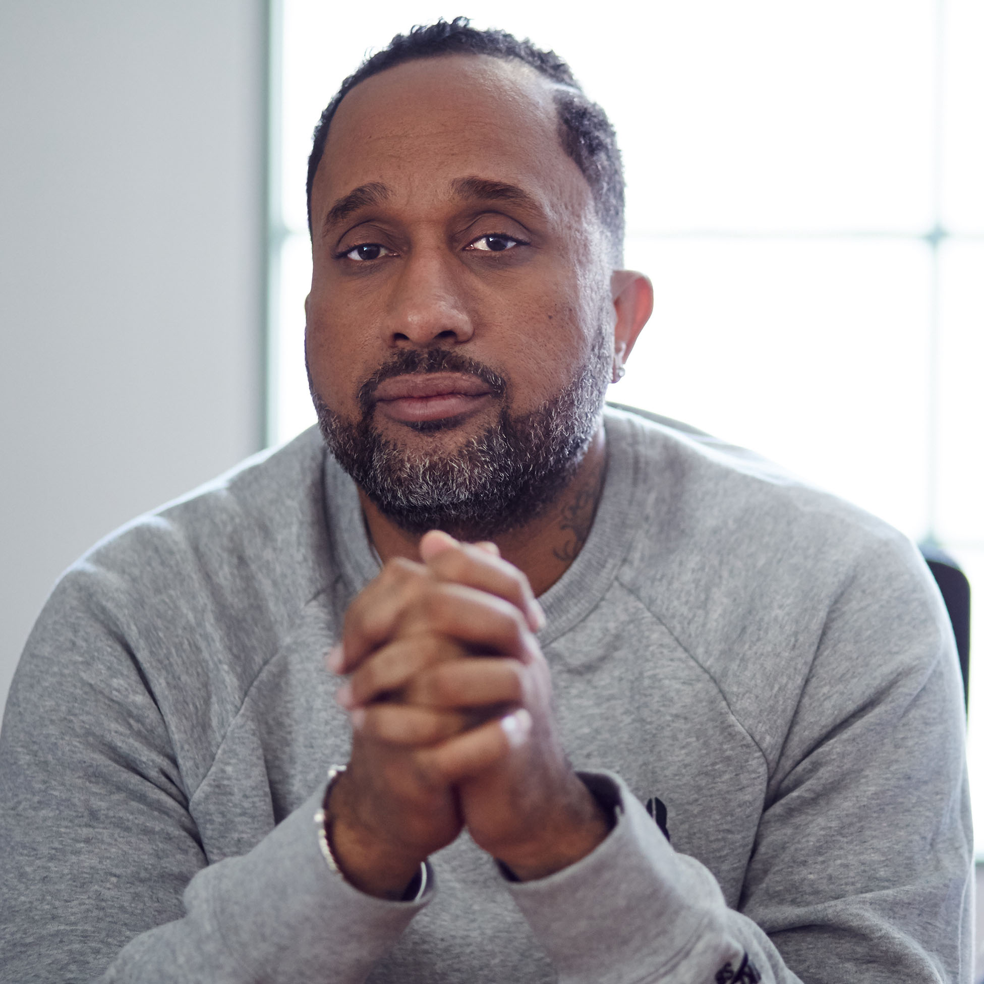 Kenya Barris, the creator and writer of Black-ish, in his office on the ABC lot in Burbank, Calif., in December. Black-ish is now in its second season, airing on ABC.
